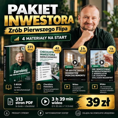 Pakiet Inwestora - Zrób pierwszego Flipa