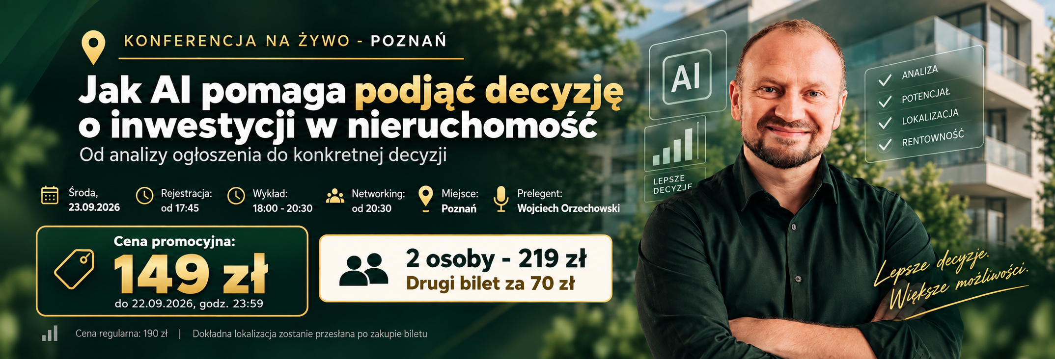 Konferencja Na Żywo - Poznań - 23.09.2026